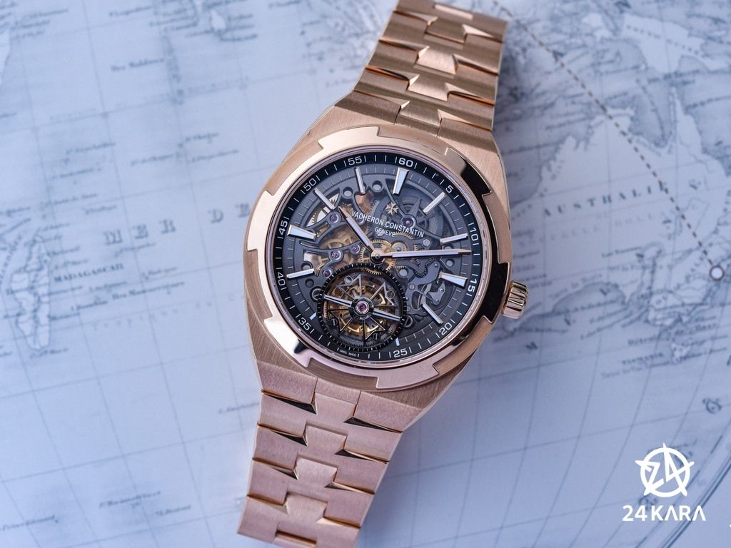 Giới thiệu bộ đôi đồng hồ Vacheron Constantin Overseas Tourbillon Skeleton 6000V mới