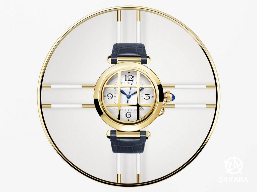 Khám phá đồng hồ Pasha de Cartier Grille 41MM CRWGPA0019 mới với thiết kế mặt số quyến rũ