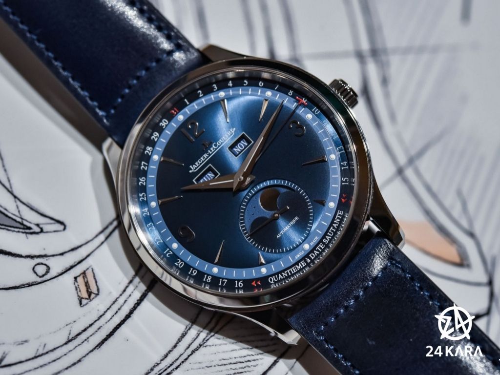 Giới thiệu mặt số xanh mới trong đồng hồ Jaeger-LeCoultre Master Control Date Q4018480 và Master Control Calendar Q4148480