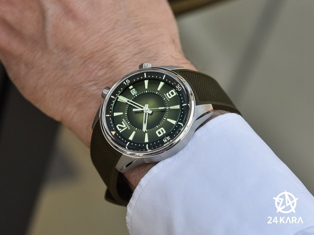 Giới thiệu đồng hồ Jaeger-LeCoultre Polaris Date Green Gradient Q906863J mới