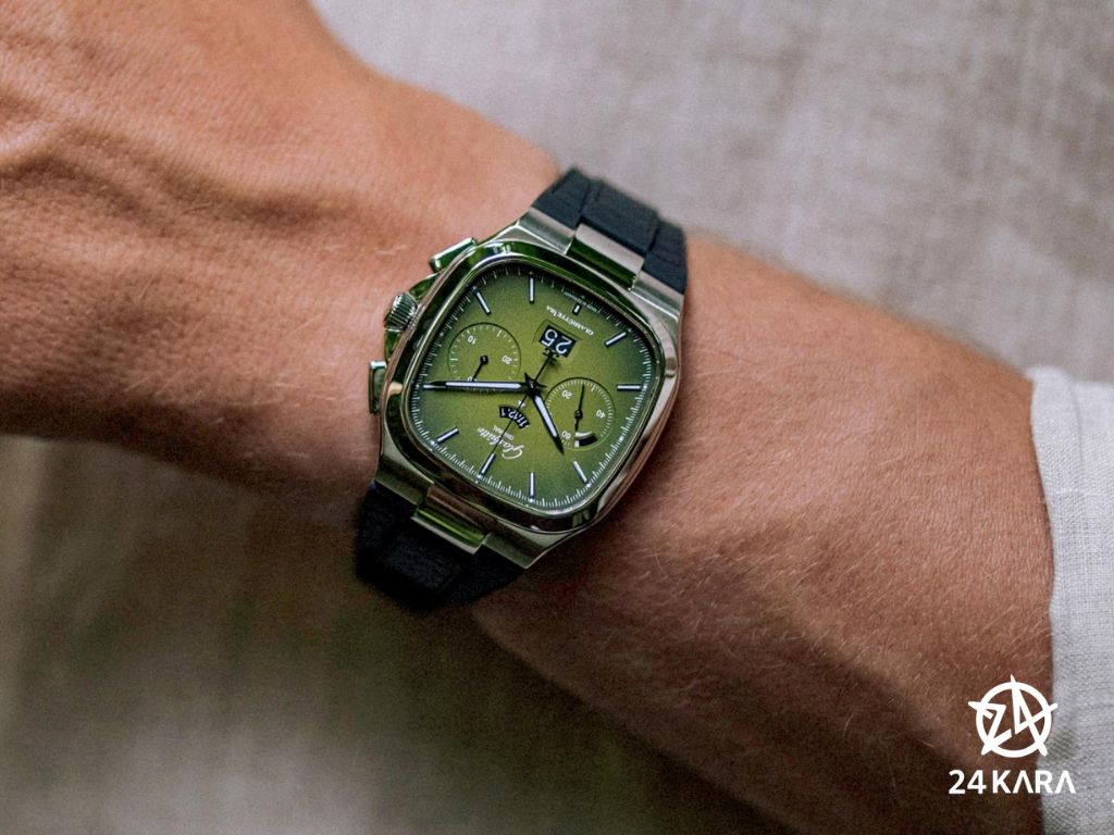 Giới thiệu các mẫu đồng hồ Glashutte Original Seventies Original Seventies Date mới với màu xanh lá cây Fab hấp dẫn