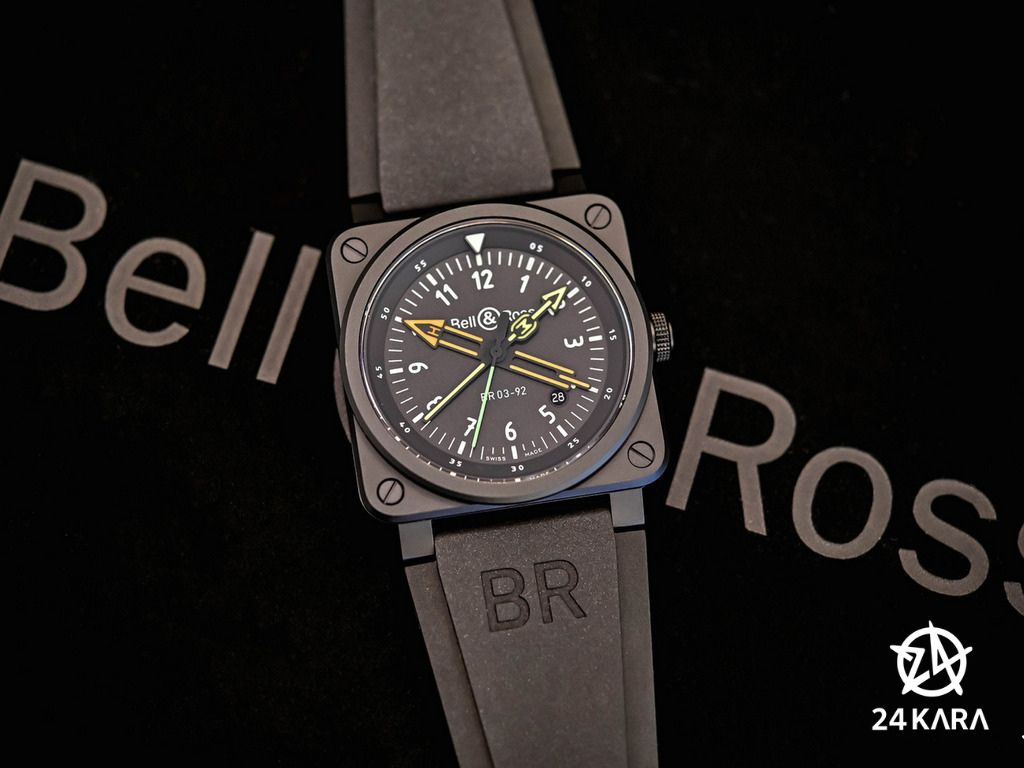 Giới thiệu đồng hồ Bell & Ross BR 03-92 Radiocompass BR0392-RCO-CE/SRB mới