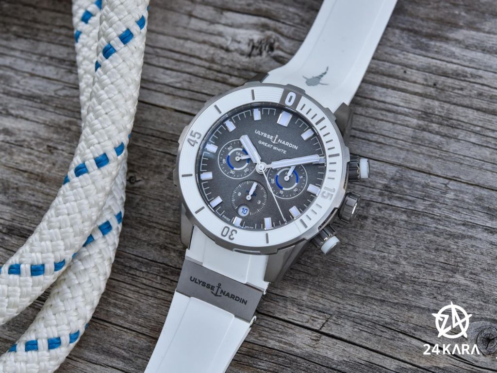 Giới thiệu các mẫu đồng hồ Ulysse Nardin Diver Chronograph “Great White” mới