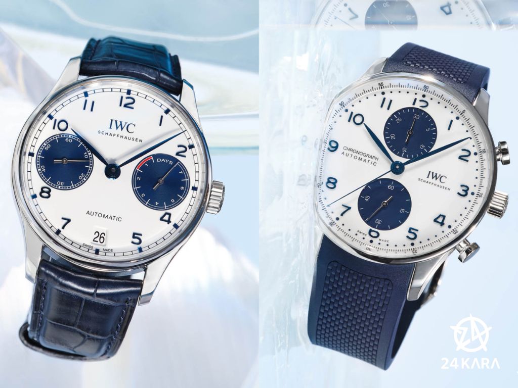 Giới thiệu 2 mẫu đồng hồ IWC Portugieser Chronograph and Automatic Blue Panda Editions mới