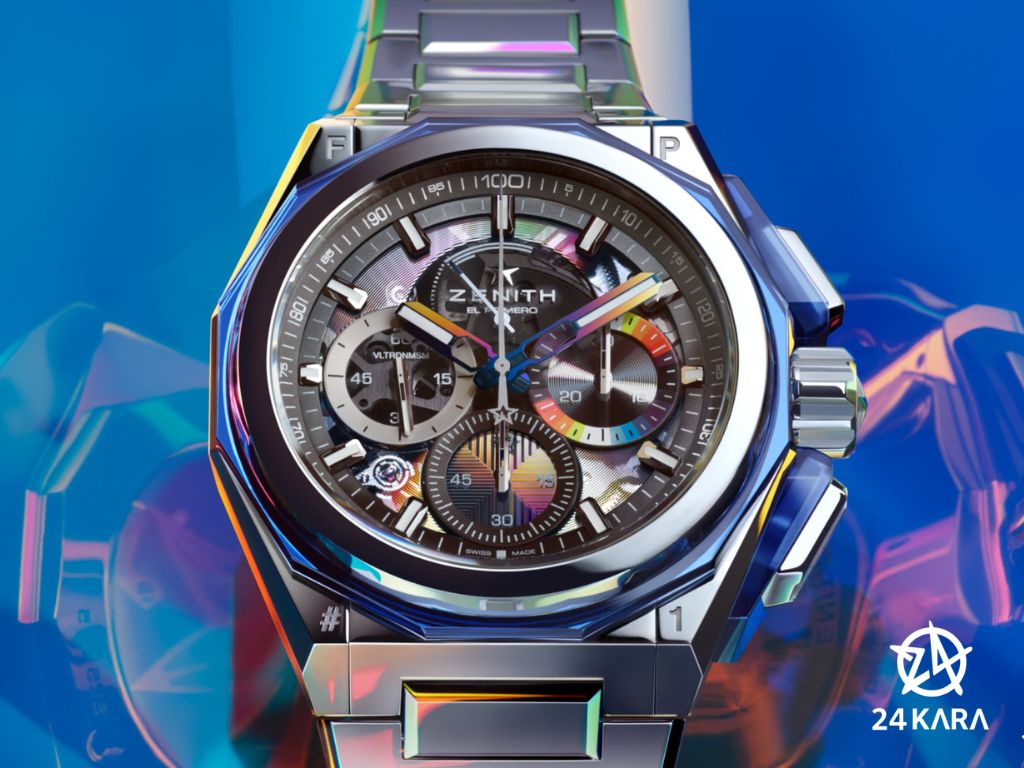 Khám phá "ma thuật quang học" trong đồng hồ Zenith Defy Extreme Felipe Pantone 03.9100.9004/49.I210 mới