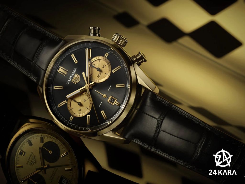 Tái hiện thời kỳ hoàng kim với đồng hồ TAG Heuer Carrera Chronograph 42 CBN2044.FC8113 mới