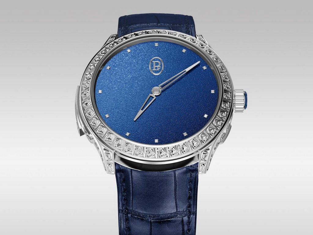 Giới thiệu đồng hồ Parmigiani Fleurier Les Roses Carrées “Collection Grand Feu” Rosa Celeste mới