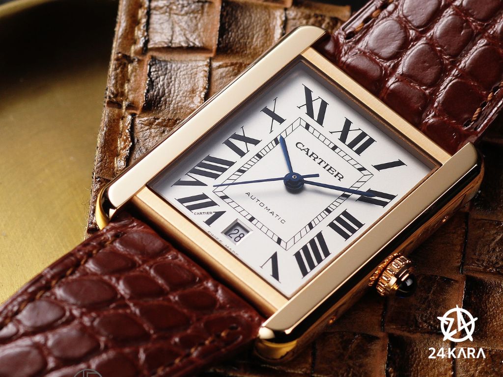 Review chi tiết đồng hồ Cartier Tank W5200026