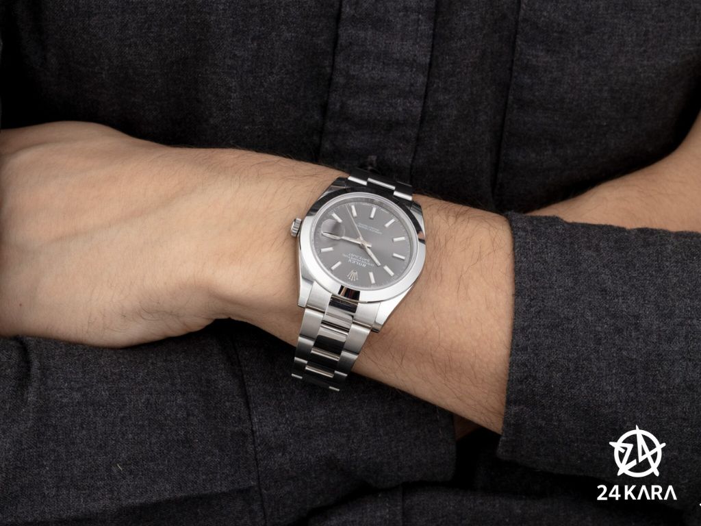 Review chi tiết đồng hồ Rolex Datejust 41 126300-0007 Oystersteel