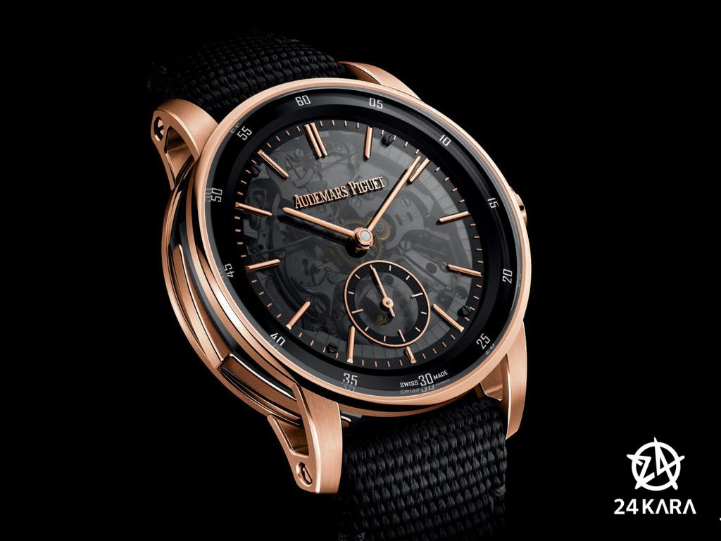 Giới thiệu đồng hồ Code 11.59 by Audemars Piguet Minute Repeater Supersonnerie 26395NR.OO.D002KB.01 với mặt số sapphire khói mới