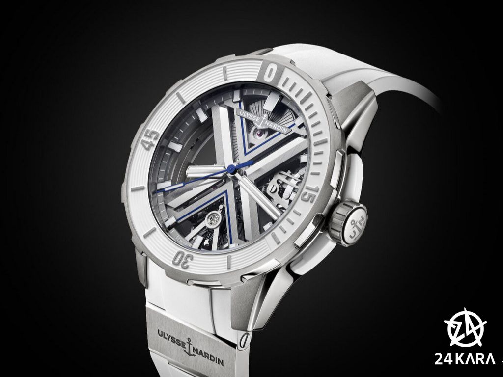 Giới thiệu đồng hồ Ulysse Nardin Diver X Skeleton White 3723-170-1A/3A mới