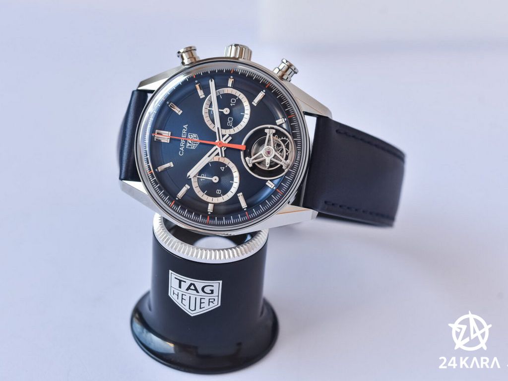 Giới thiệu đồng hồ TAG Heuer Carrera Chronograph Tourbillon Glassbox CBS5010.FC6543 mới