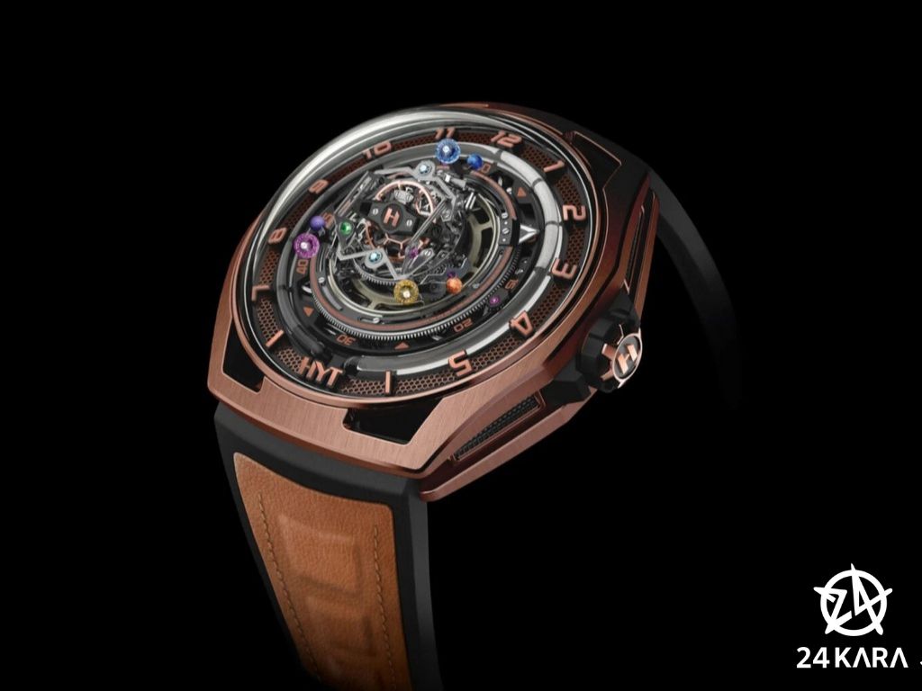 Giới thiệu đồng hồ HYT Conical Tourbillon Infinity Sapphires H03131-A mới