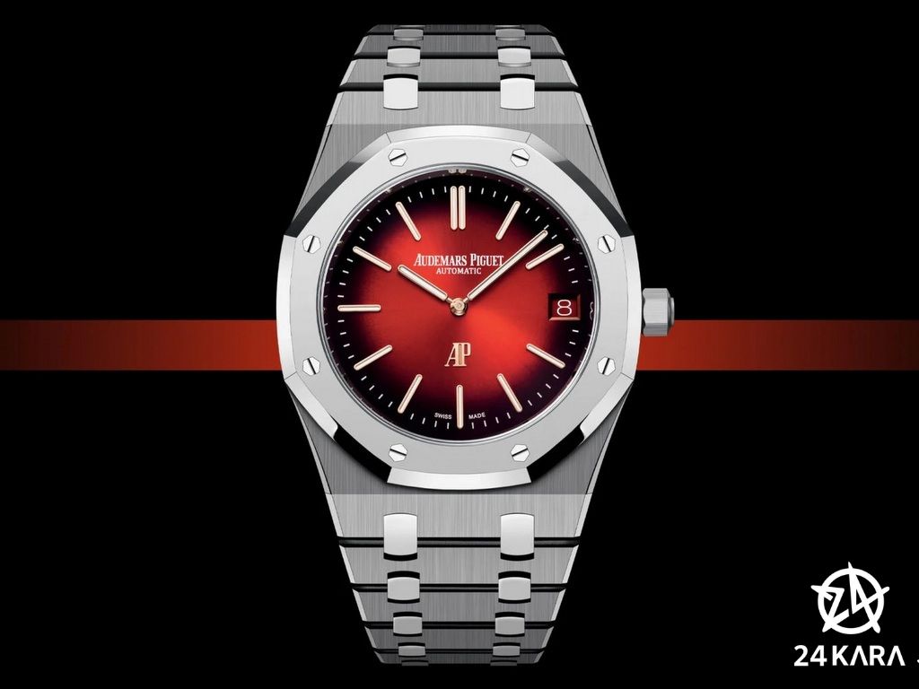 Giới thiệu đồng hồ  Audemars Piguet Royal Oak Jumbo Extra-Thin 16202XT Titanium & BMG 16202XT.OO.1240XT.01 mới
