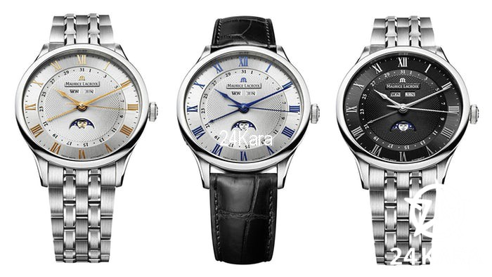 Giới thiệu đồng hồ Maurice Lacroix Masterpiece Tradition Phase De Lune và Elegant Triple Calendar With Moon Phases