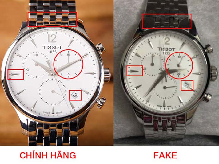 Cách phân biệt đồng hồ Tissot thật giả nhanh nhất