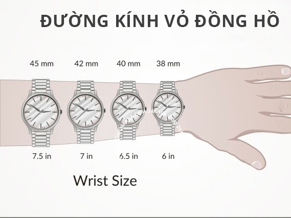 Bạn đeo đồng hồ size bao nhiêu? – Hướng dẫn cơ bản cách chọn size đồng hồ cho người mới.