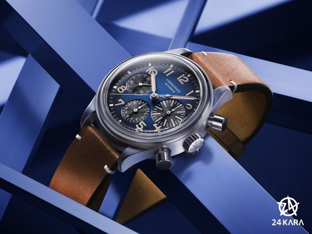 Giới thiệu đồng hồ phi công Longines Avigation BigEye Titanium L2.816.1.93.2 mới