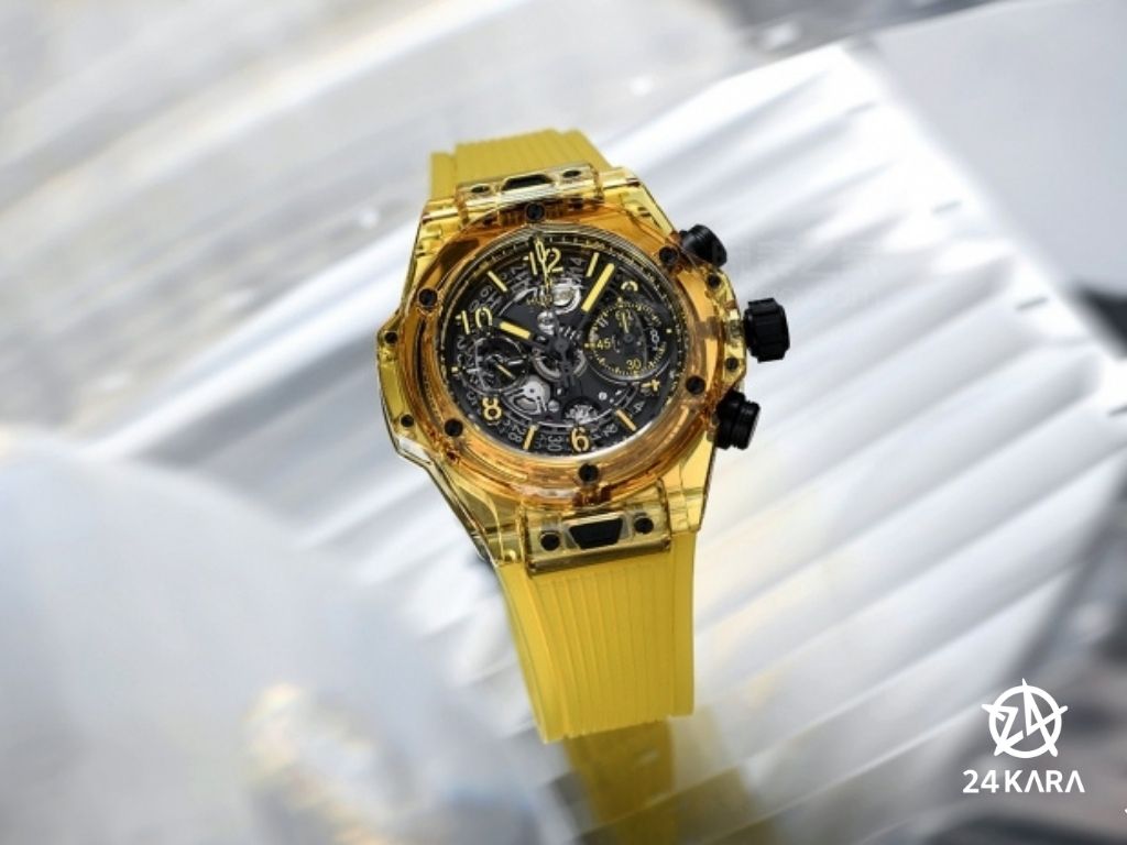 Cá tính rực rỡ bên trong Hublot Big Bang Unico 441.JY.4909.RT Yellow Sapphire Chronograph mới