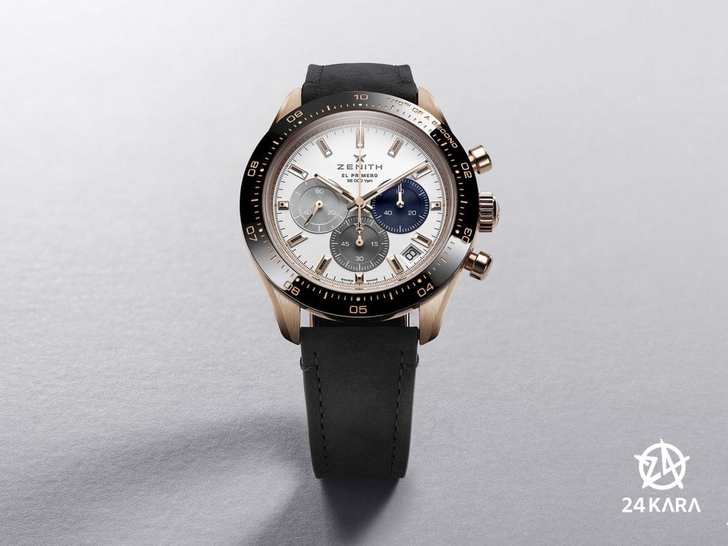 Vẻ đẹp bóng bẩy trong sắc vàng hồng của Zenith Chronomaster Sport 18.3100.3600/69.C920 Rose Gold mới