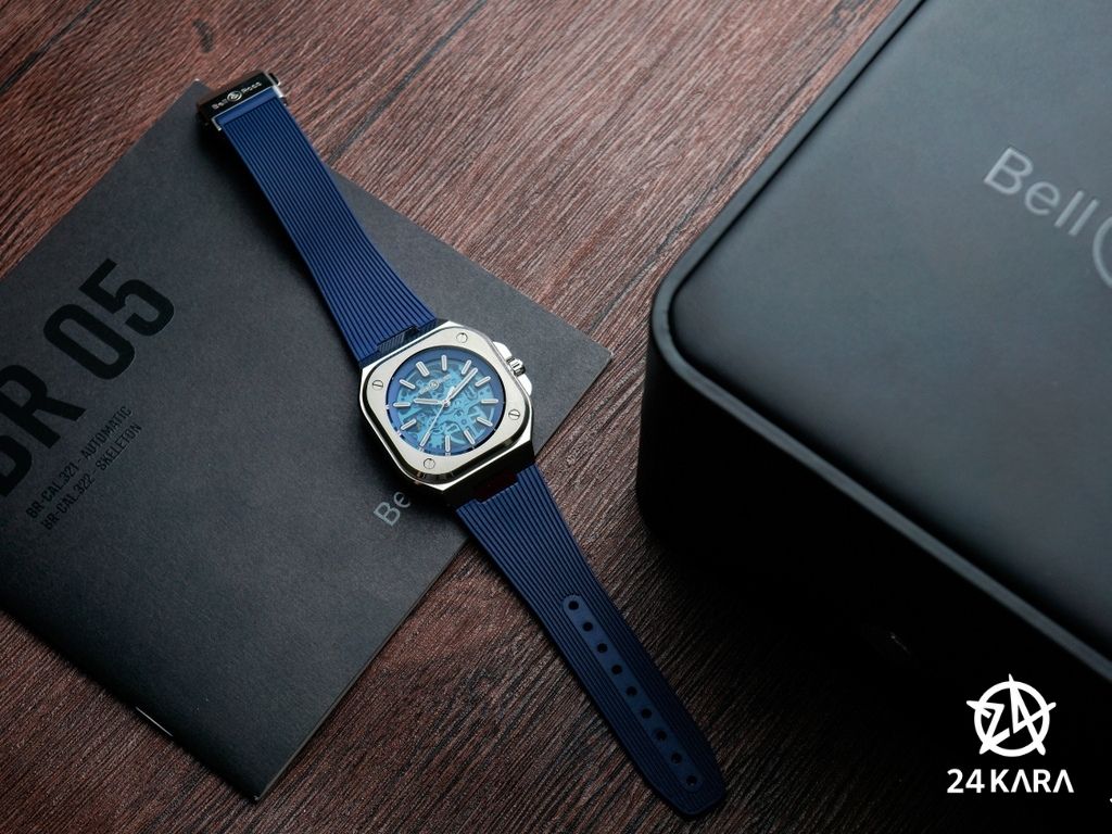 Đồng hồ Bell & Ross BR 05 Skeleton BR05A-BLU-SKSTSRB Limited Edition - Đắm chìm trong sắc xanh tuyệt mỹ
